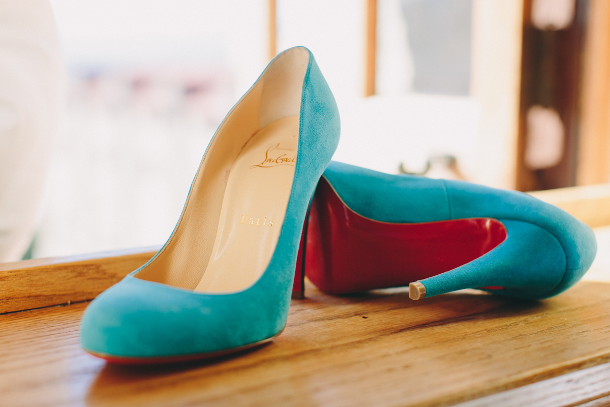 asheville wedding planning blue wedding shoes