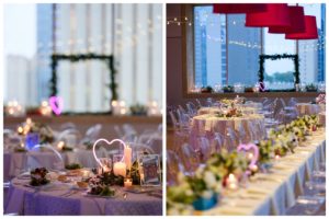 museum wedding reception