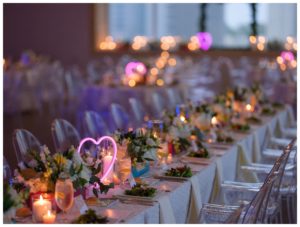 Museum wedding reception