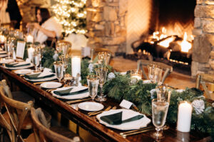 evergreen garland at seely pavilion at grove park inn Asheville NC